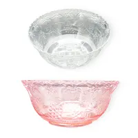 Пластиковые чаши с резными узорами