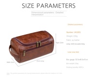 Sac de toilette de voyage imperméable en PU de haute qualité avec logo personnalisé, trousse de maquillage pour homme, sacs cosmétiques en similicuir de luxe pour homme, trousse de toilette