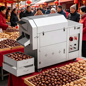 Machine industrielle <span class=keywords><strong>de</strong></span> torréfaction <span class=keywords><strong>de</strong></span> céréales, écoénergétique, en acier inoxydable, idéale pour torréfier <span class=keywords><strong>de</strong></span> grandes quantités <span class=keywords><strong>de</strong></span> céréales - Product Image 1