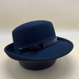 Chapeau en laine à visière large pour hommes et femmes, personnalisé, de haute qualité, formel, tendance, 100% - Product Image 3