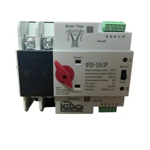 Solar/generator automatic changeover switch,electric automatic transfer switch,ats switch automatic transfer Din Rail