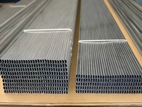 Profilé de cadre en aluminium Barre d'espacement en aluminium de 5,5 mm pour verre isolant Vitrage creux Double vitrage Traitement en gros
