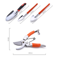 Vente chaude Portable Bonsaï Outils Ensemble Comprend Toile Sac En Alliage D'aluminium Pelle Ciseaux De Jardin Arrosoir et Scie Pliante