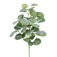 Bloemen Materiaal Hoge Kwaliteit Realistische 3 Hoofd Eucalyptus Blad Kunstmatige Groene Plant Voor Decor