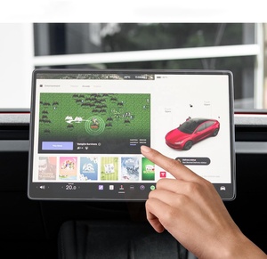 Pour Tesla Model 3 Highland (2024/2025) Modèle Y Jupiter (2025/2026) Écran principal 15 "+ Protecteur d'écran anti-éblouissement mat arrière 8" - Product Image 1
