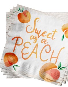 Modern Set of 195 Peach Party Supplies Includes Paper Plates Cups Napkins Cutlery <b>Tablecloths</b> Balloons Banner-Serves 24 Guests - Product Image 2