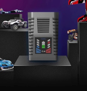 เครื่องชาร์จแบตเตอรี่ ToolkitRC C4 50W 4A AC แบบสมดุล สำหรับแบตเตอรี่ LiPo/LiHV/LiFe 2-4S และ NiMH 5-8S พร้อมพอร์ต XT60 หน้าจอ LED วัสดุ ABS สำหรับรถบังคับวิทยุ/รถยนต์ - Product Image 6