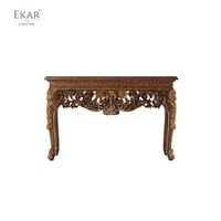 Meubles EKAR |   Console de salon baroque dorée Sovereign Heritage pour les grands entrées