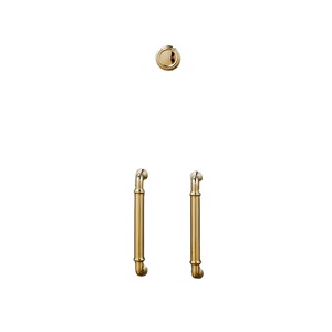 Herrajes de Lujo para Muebles de Latón Sólido con Acabado en Oro PVD para Gabinetes de Cocina, Tiradores de Cajones de Dormitorio, Baño Moderno - Product Image 4