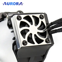 Phares de voiture Aurora LED Bi Projector Lens 6000K 7000K Faisceau haut/bas Phares LED Projecteur Moteur Phares LED