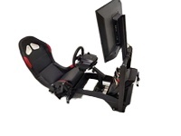 Cockpit de course de simulateur pliable et réglable avec siège à vendre prix bon marché pour PS4 PS5 Xbox Logitech G29
