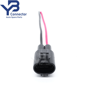 Conector Automotriz <span class=keywords><strong>TE</strong></span> Connectivity Serie 0.187 de 2 Vías, Macho, Negro, con Cable Pigtail, 176143-2 - Product Image 2