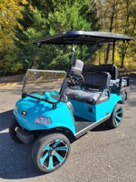 Mini Buggy Longue Portée 4 Roues Motrices Lithium HDK EVOLUTION 4 Places Voiturette de Golf Électrique