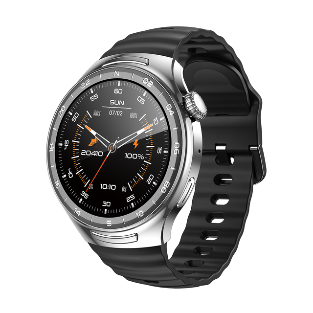 Smart Watch 1.43" AMOLED Screen BT Calling Local Music Video Playback Audio Recording APP Download Smart Watches for Men