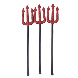 FANKASI Trident Rouge en Plastique, Accessoire de Déguisement pour Halloween et Spectacles Scéniques - Product Image 4