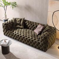 Modernes, schlichtes italienisches Designer-Stoffsofa für das Wohnzimmer – großes, flaches, hochwertiges und stimmungsvolles Inline-Sofa
