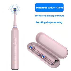 Spazzolino Sonico <span class=keywords><strong>Oral</strong></span> <span class=keywords><strong>B</strong></span> all'Ingrosso con 3 Testine Rotanti Rotonde per Pulizia Profonda e Sbiancamento dei Denti, Custodia da Viaggio Inclusa - Product Image 3