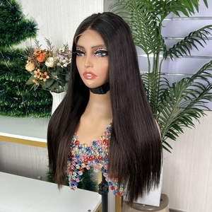 SDD 5x5 Vietnam Bone Straight Bob <b>Wig</b> 100% Human Hair Glueless <b>Wig</b> Super Double Drawn - Product Image 3