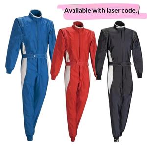 Combinaison <span class=keywords><strong>de</strong></span> course unisexe une pièce pour <span class=keywords><strong>karting</strong></span>, tout-terrain, drift, rallye, ignifuge, en pur coton, avec marquages au <span class=keywords><strong>laser</strong></span> - Product Image 2