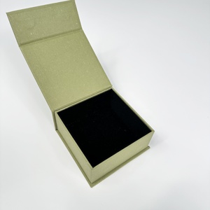 Custom Luxury Magnetic Closure Art Paper <b>Gift</b> <b>Box</b> with Gold Foil Stamping and Matt Lamination for Bracelet Jewelry Packaging - Product Image 3