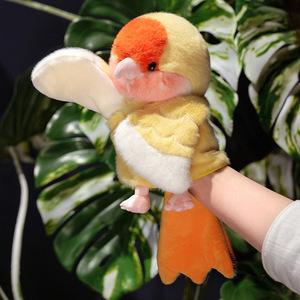 Jouet Marionnette à Main en Peluche Super Doux, Oiseau Perroquet, Grande Bouche, Ventriloquie, Poupée en Tissu, <span class=keywords><strong>Jouets</strong></span> Animaux Volants <span class=keywords><strong>pour</strong></span> Enfants, Cadeau <span class=keywords><strong>d</strong></span>'Anniversaire - Product Image 6