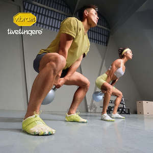 Chaussures <span class=keywords><strong>Vibram</strong></span> Five-Finger pour hommes, pieds nus, squat, musculation, entraînement en salle, fitness, sport, semelle extérieure en caoutchouc antidérapante et résistante à l'usure - Product Image 3