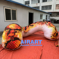 Diskon besar balon ular raksasa cobra tiup hewan kartun