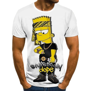 T-shirt de course classique personnalisé pour homme en jersey polyester/coton respirant et écologique à manches courtes - Product Image 2