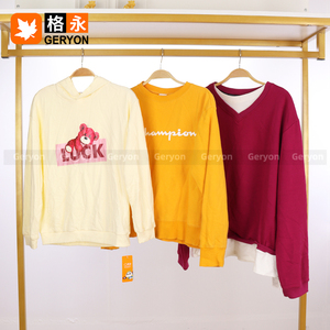 <span class=keywords><strong>Felpe</strong></span> <span class=keywords><strong>Vintage</strong></span> Premium di Seconda Mano per Donna Geryon, <span class=keywords><strong>Felpe</strong></span> Leggere <span class=keywords><strong>Usate</strong></span> a Maniche Lunghe, Abbigliamento Invernale per l'Esportazione - Product Image 2