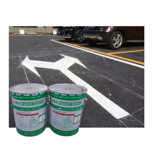 Revestimiento de marcado de línea, pintura de marcado de carretera con dos componentes, temperatura normal