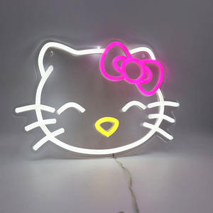 Espejos decorativos <span class=keywords><strong>Pared</strong></span> Moderno <span class=keywords><strong>Hello</strong></span> <span class=keywords><strong>Kitty</strong></span> Led <span class=keywords><strong>Espejo</strong></span> Vanidad <span class=keywords><strong>con</strong></span> luces Acrílico <span class=keywords><strong>Espejo</strong></span> LED Neón - Product Image 6