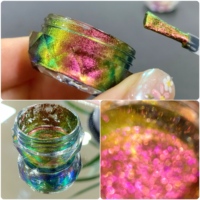Multi-Chrom Chamäleon-Pigment Farbwechselndes Metallisches Optisches Chamäleon für Autolackierung Glimmerpulver
