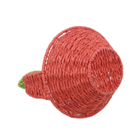 TF-29 gros en bois décoratif noël nouveau bébé bambou tissé garniture emballage panier pour tissé en vrac boîte cadeau panier