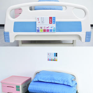 Letreros de Información para Camas de Hospital, Señales de Advertencia para Salas, Gestión 6S, Números de Cama a Prueba de Polvo, Muebles para Pie de Cama Médica - Product Image 3