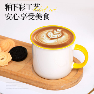 Tasse à thé en porcelaine de luxe avec bordure dorée, peinte à la main, motif floral, pour la maison, le bureau ou comme cadeau, mug à café en céramique coloré 12 - Product Image 3