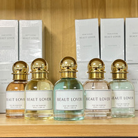 Vente en gros de flacons en verre écologiques de luxe, parfums floraux fruités, eau de parfum longue durée, baies, jasmin, violette, musc, parfum pour femmes