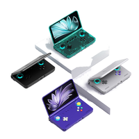 Console portable Retroid Pocket Flip2 avec écran OLED, système Android 13, connectivité Wi-Fi, design pliable, joueurs de jeux