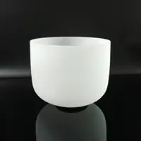 Классическая матовая кварцевая Хрустальная Поющая чаша с идеальным шагом 528 Гц для чистоты и спокойствия