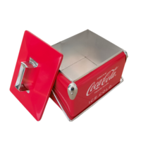 Glacière Métallique Grande Capacité 7L/13L/17L/28L – Boîte Isotherme pour Promotion