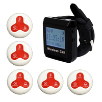 Commande d'appelant sans fil Restaurant Fast Food Waterproof Vibrate Beeper Guest Queue Paging System for Customers