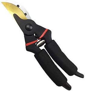 Ciseaux de jardin SK5 avec logo personnalisé, manche en plastique titane de qualité industrielle, cisailles de taille à lame décalée, ciseaux de jardin, qualité bricolage - Product Image 1