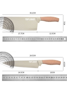 Set <span class=keywords><strong>di</strong></span> 6 <span class=keywords><strong>Coltelli</strong></span> in Acciaio Inossidabile Color Kaki per <span class=keywords><strong>Cucina</strong></span> Domestica e Ristorante - Product Image 4