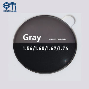 블루 라이트 차단 광 변색 1.56/1.60/1.67 사진 회색 블루 그린 UV420 SHMC 코팅 안경 광학 렌즈 - Product Image 4