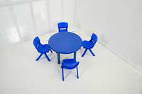 Meubles de maternelle, table et chaise d'étude en plastique, colorées, bureaux et chaises d'étude pour enfants, bureau et chaise d'école