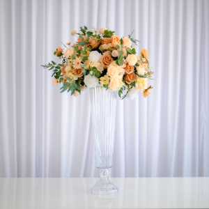 แจกันแก้วทรงสูง76ซม. ทันสมัยสำหรับจัดงานแต่งงานสำหรับต้อนรับสไตล์โรแมนติก - Product Image 2