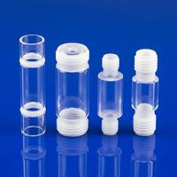 Tube en verre de quartz transparent de haute pureté, tube double en silice fondue, poli, sans ozone, diamètre personnalisé, résistant à la chaleur, pour soudage mural