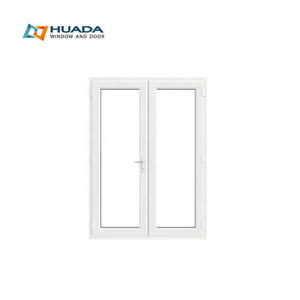 Portes d'entrée étanches certifiées américaines, rupture de pont thermique, aluminium, double vitrage, portes françaises pour maisons - Product Image 1