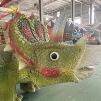 Équipement d'attractions, dinosaure animatronique à monter, voiture dinosaure, scooter électrique à vendre