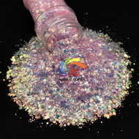 Nouvelle Mode Mixte Rose Couleurs Fantaisie Festival Chunky Glitter pour Noël Pâques Nouvel An Thanksgiving Saint Valentin Day-1OZ 2OZ