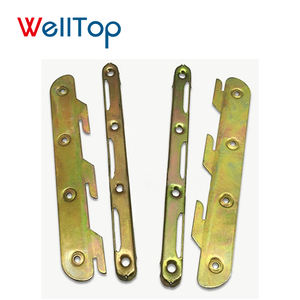 WELLTOP, recién llegados, accesorios para muebles, Hardware, conector angular, abrazadera de hebilla de cama de Metal para placas de bloqueo fijo - Product Image 5